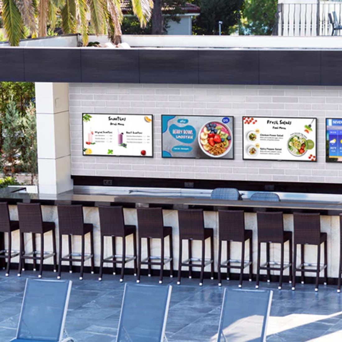 Neptune Full Sun 4K UHD HDR LED webOS Outdoor Smart TV with Outdoor Mount - ODTV5504 - ODTV6504