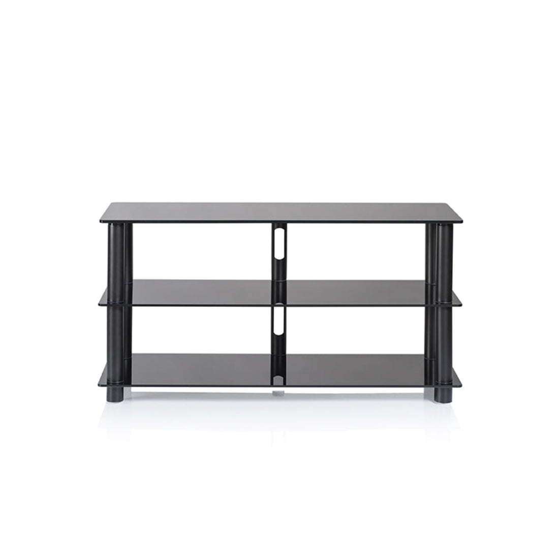 NorStone NOREPU3BBKS Epur 3 AV Rack 3 Black Satin shelves