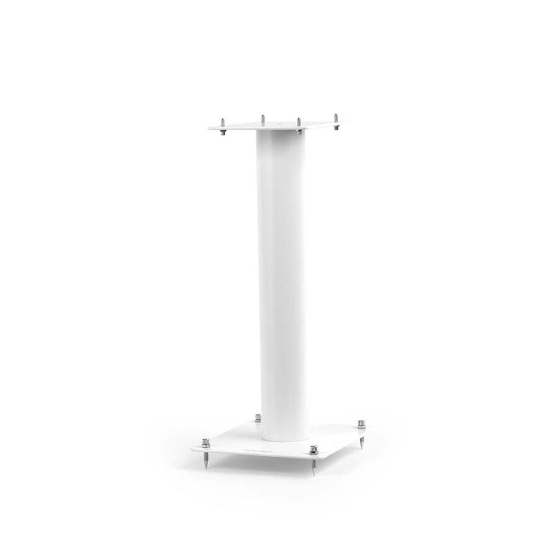 NorStone NORSTY1BWTS Stylum 1, White Premium Metal Speaker Stand with Wire Management and Spikes 19.7" - Pair