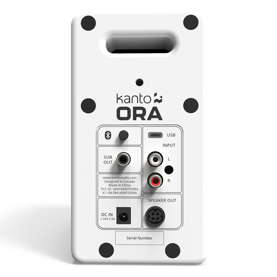 Kanto ORAM ORA 100W Desktop Speakers USB-C Input and Bluetooth - Pair