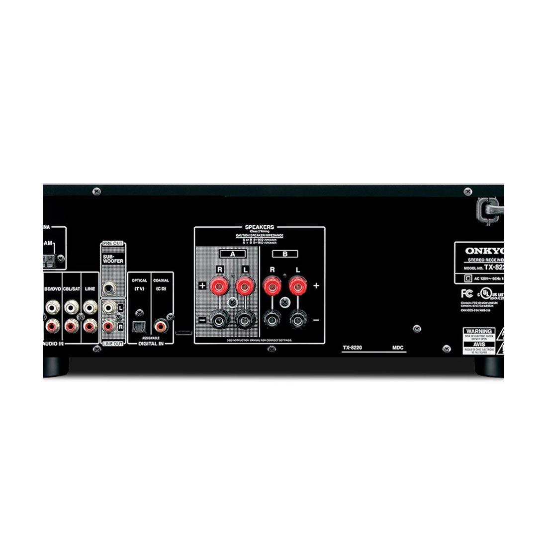 Onkyo TX-8220 Stereo Receiver With Bluetooth