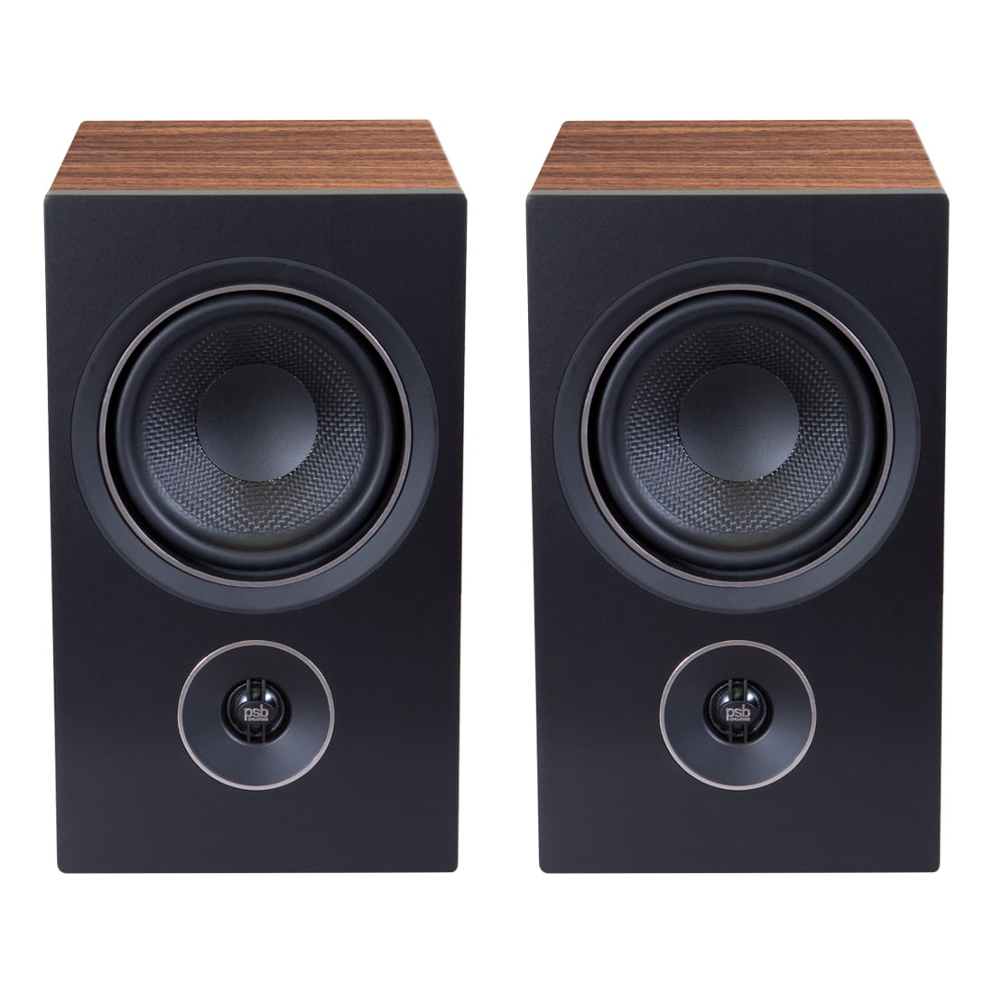 PSB Alpha P5 Bookshelf Speakers - Pair (ALPHA P5 BLK ASH)