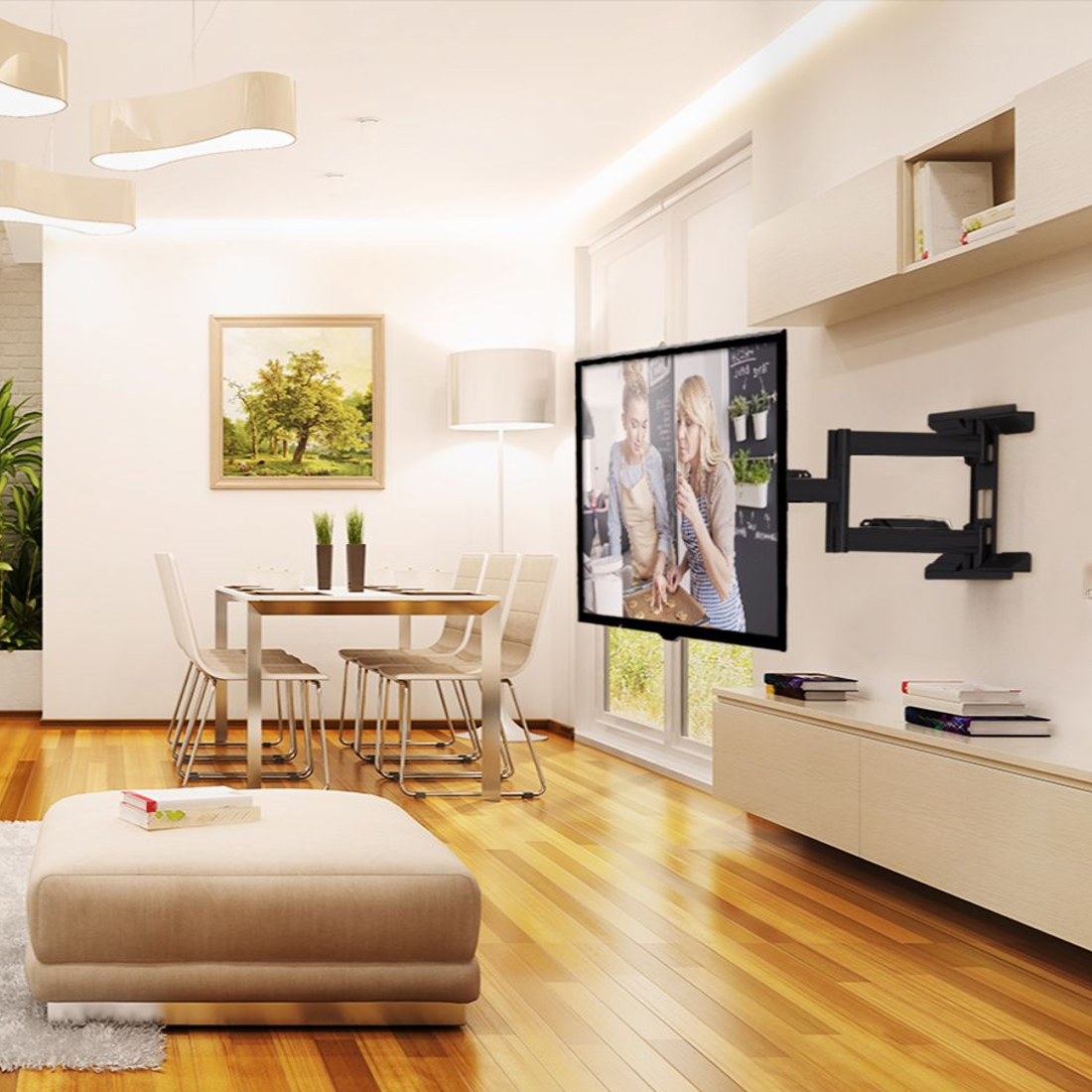 Kanto PDX680 Full Motion TV Wall Mount with 24" Extension