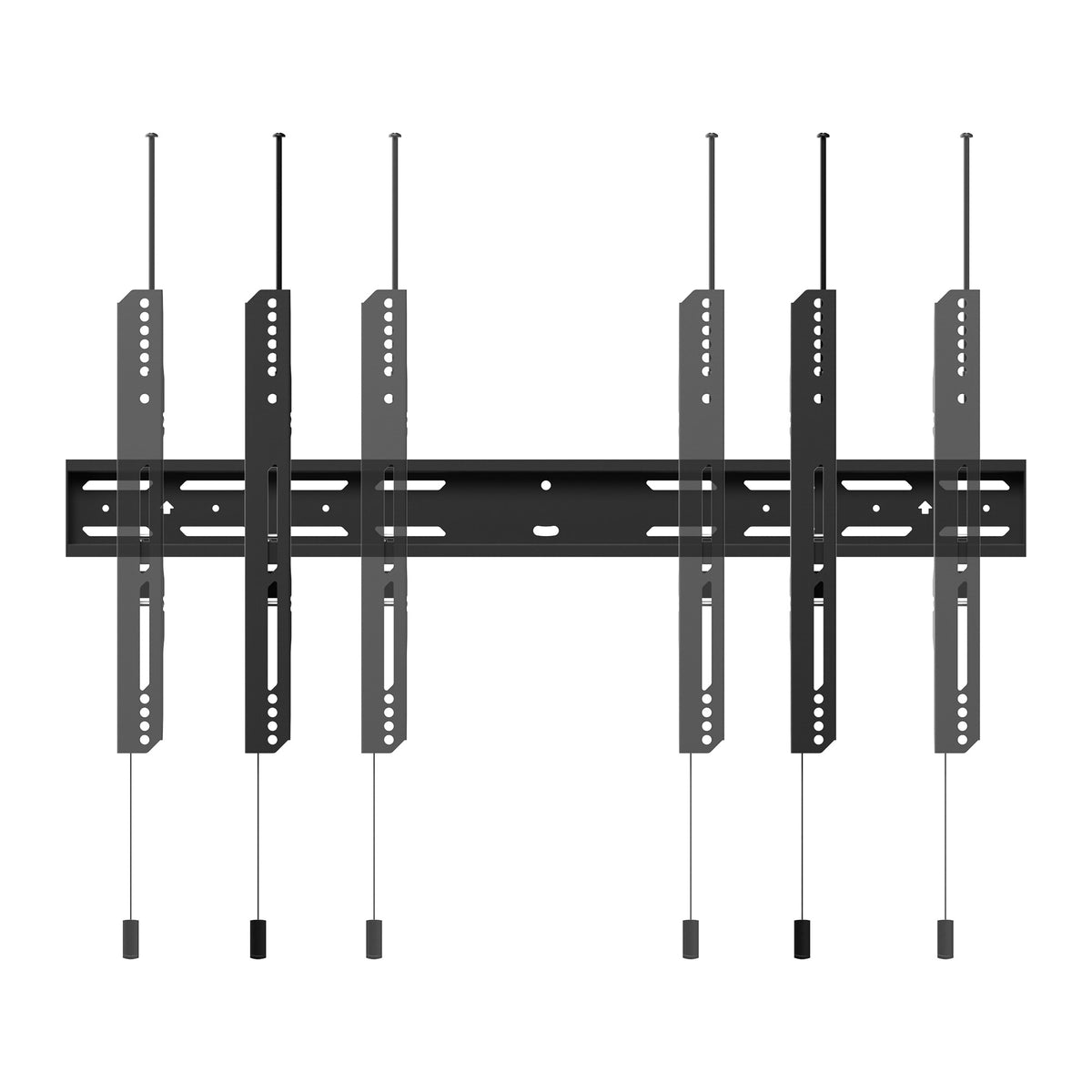Kanto PF500 Fixed Low-Profile TV Wall Mount for 65"–120" TVs with 250 lb Capacity - Black