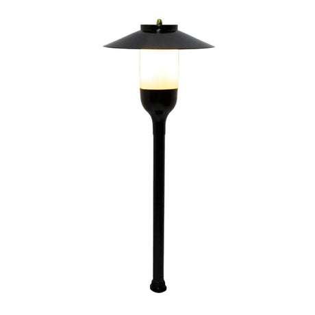Silhouette Lights PL101B Single Tier LED Pathway Light - Black