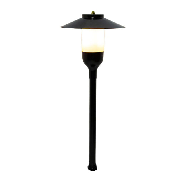 Silhouette Lights PL101B Single Tier LED Pathway Light - Black