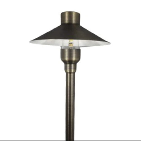 Silhouette Lights PL101BRS Single Tier LED Path Light - Brass