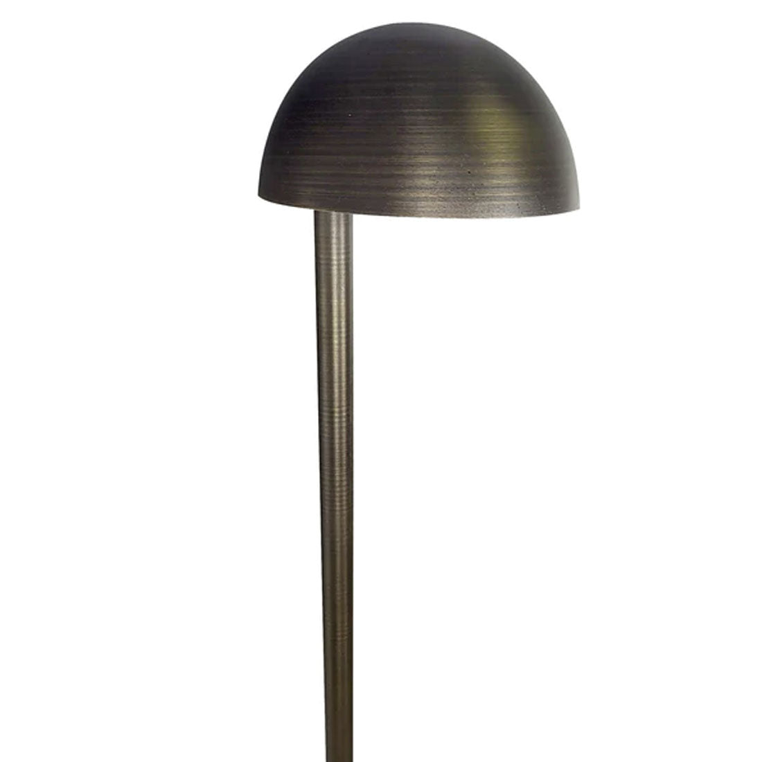 Silhouette Lights PL150BRS Straight Stem Disc LED Path Light - Brass