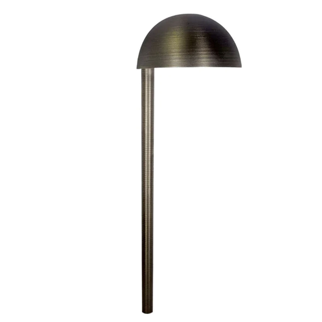 Silhouette Lights PL150BRS Straight Stem Disc LED Path Light - Brass