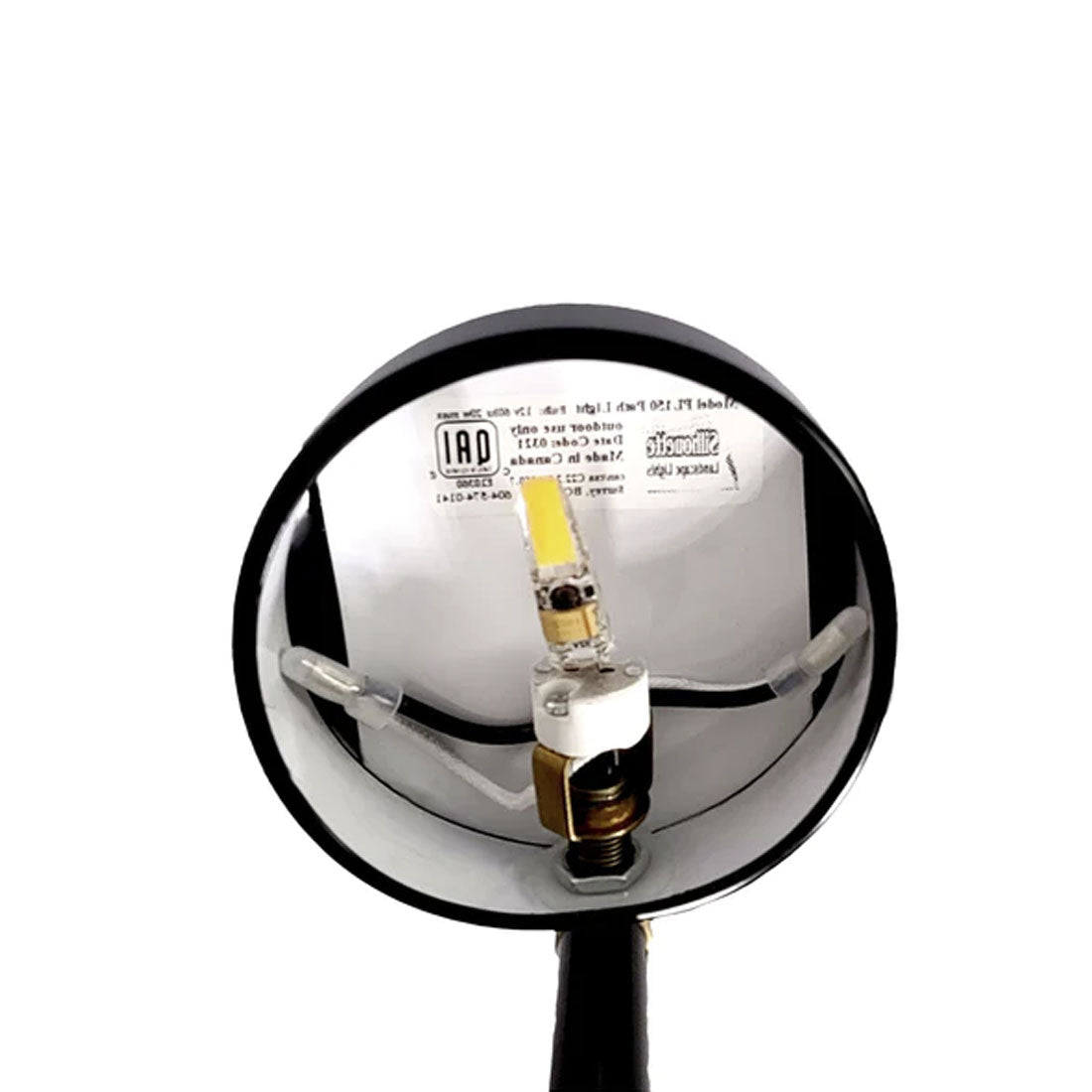 Silhouette Lights PL155B Straight Step Disc LED Pathlight - Black