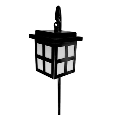 Silhouette Lights PL175B Lantern On a Stand LED Path Light - Black