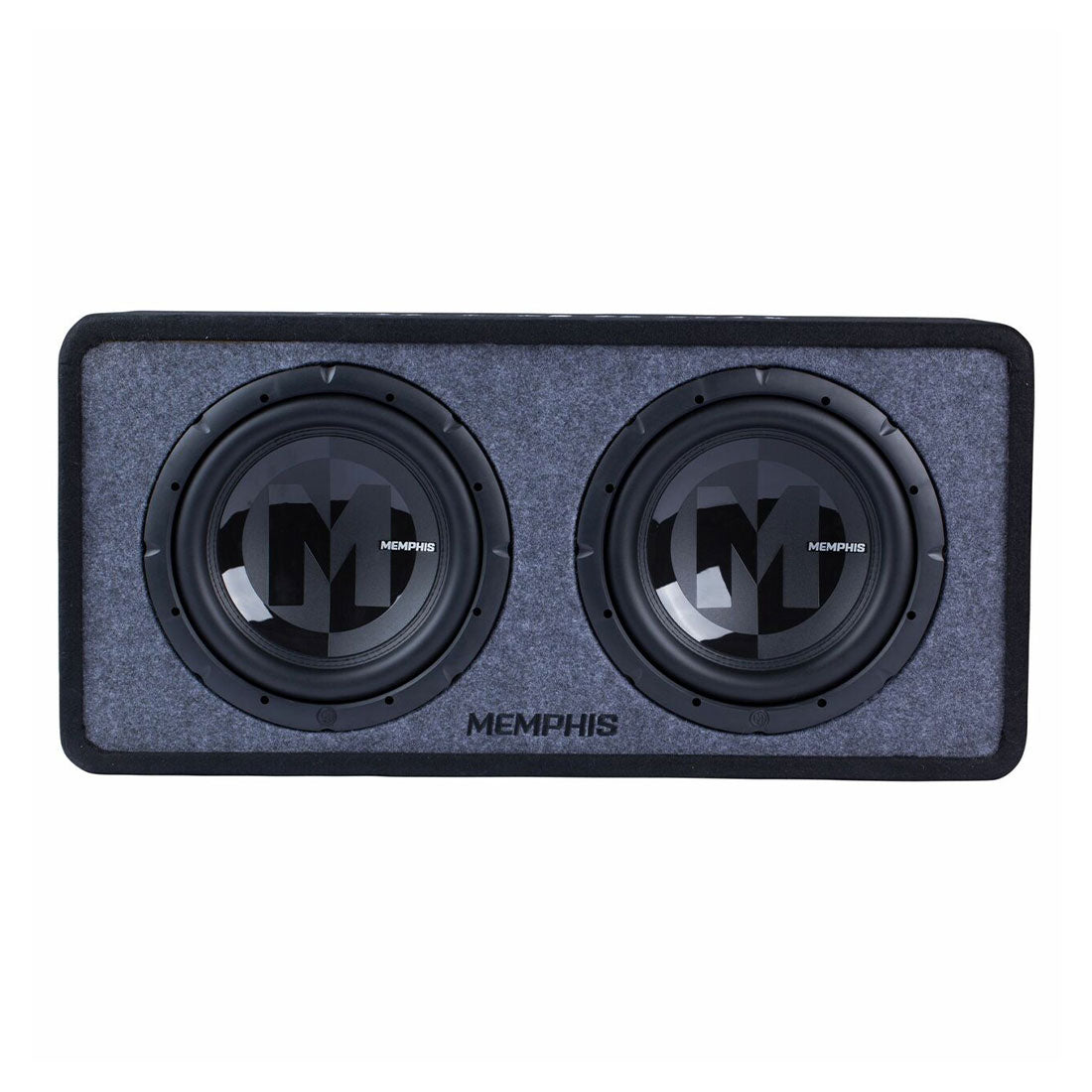 Memphis Audio PRXE12D2 Power Reference 2-Ohm Dual 12" Loaded Subwoofer Enclosure (PRXE12D2)