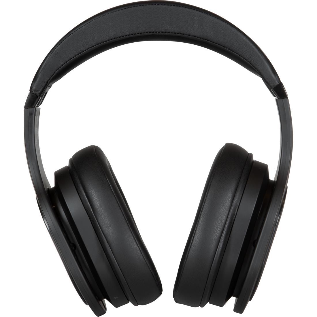 Black PSB M4U9 over-ear headphones