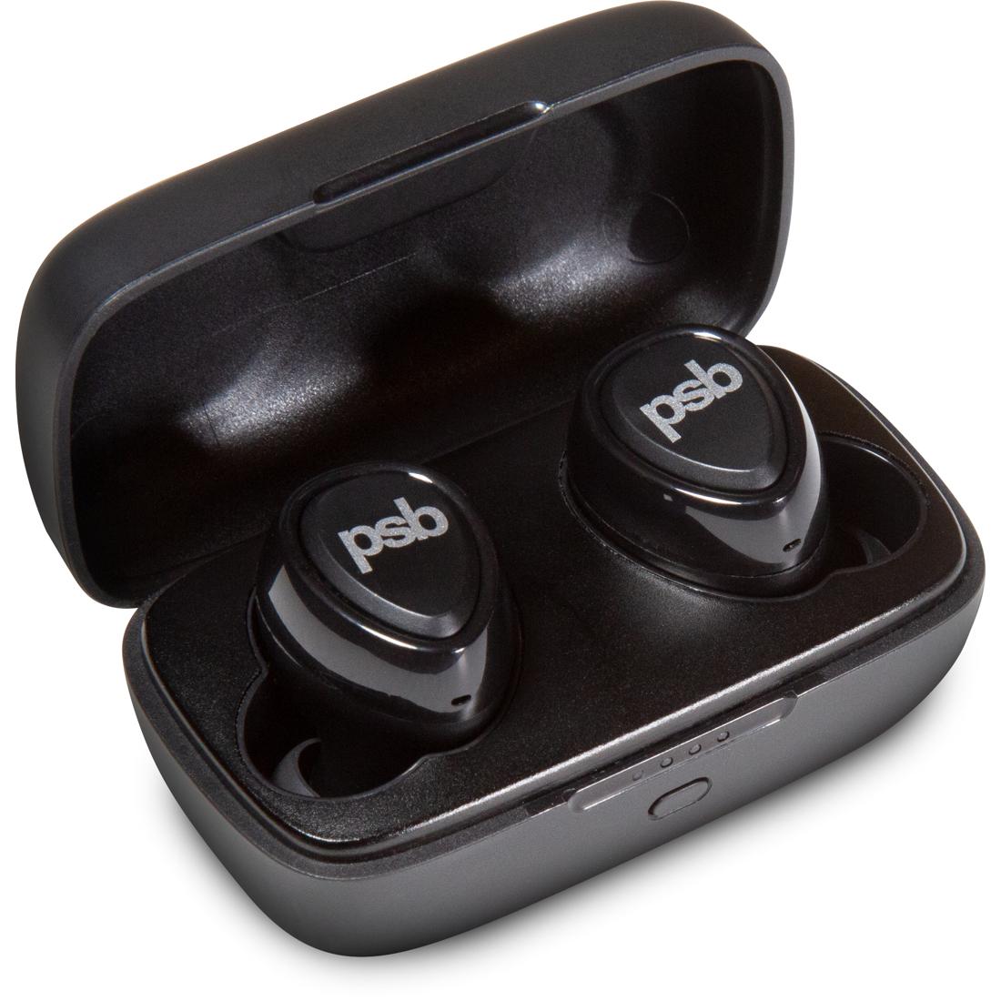 PSB M4U TWM True Wireless Micro Planar Earphones in case