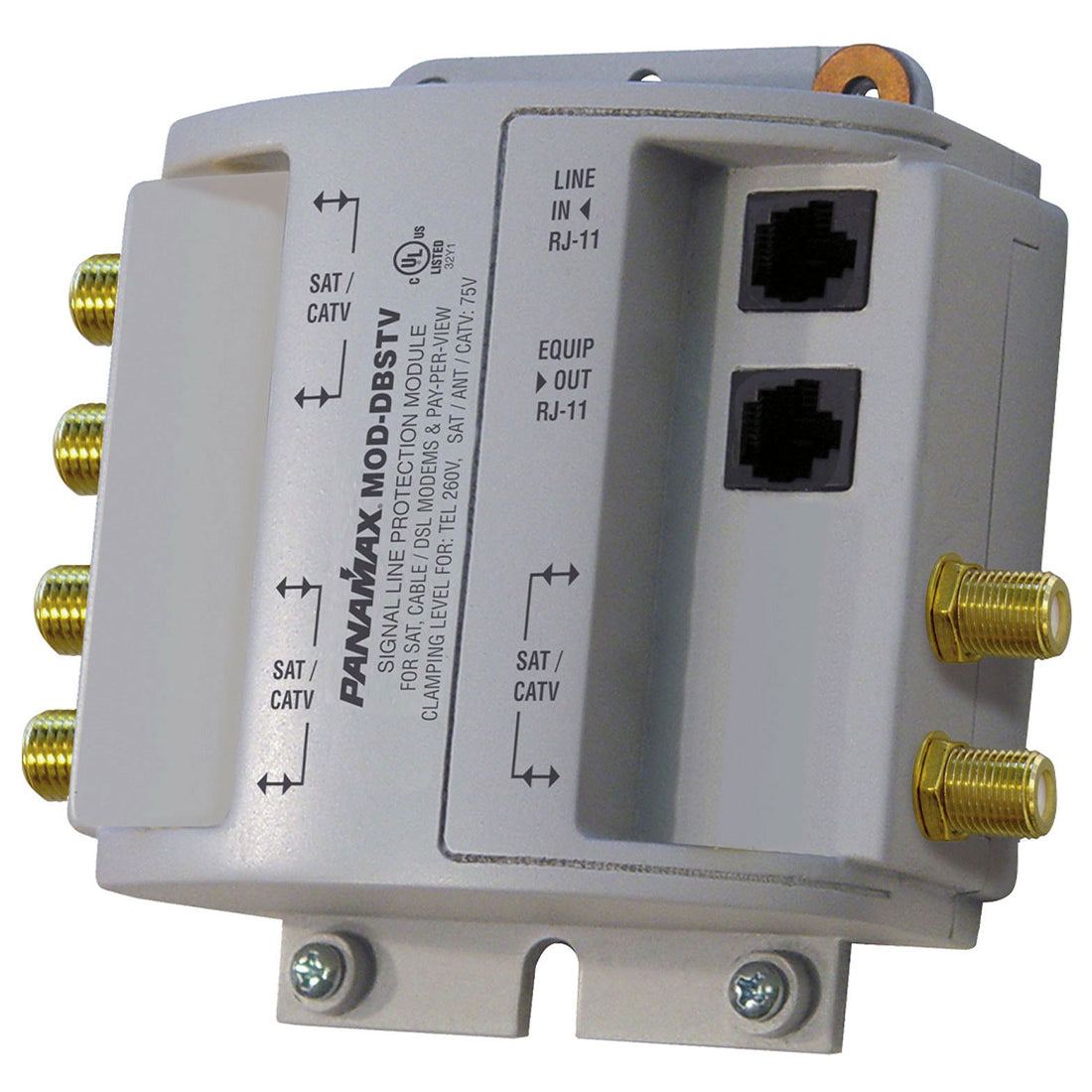 Panamax MOD-DBSTV Module for 2 Satellites, 1 CATV, 1 Telephone Line