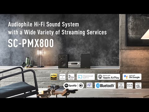 Panasonic SC-PMX800 Hi-Res Audio Network HiFi System (SCPMX800)