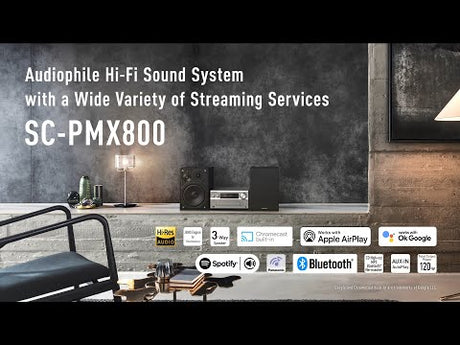 Panasonic SC-PMX800 Hi-Res Audio Network HiFi System (SCPMX800)