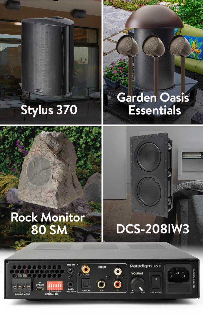 Paradigm X-500 Multi-Purpose Power Amplifier