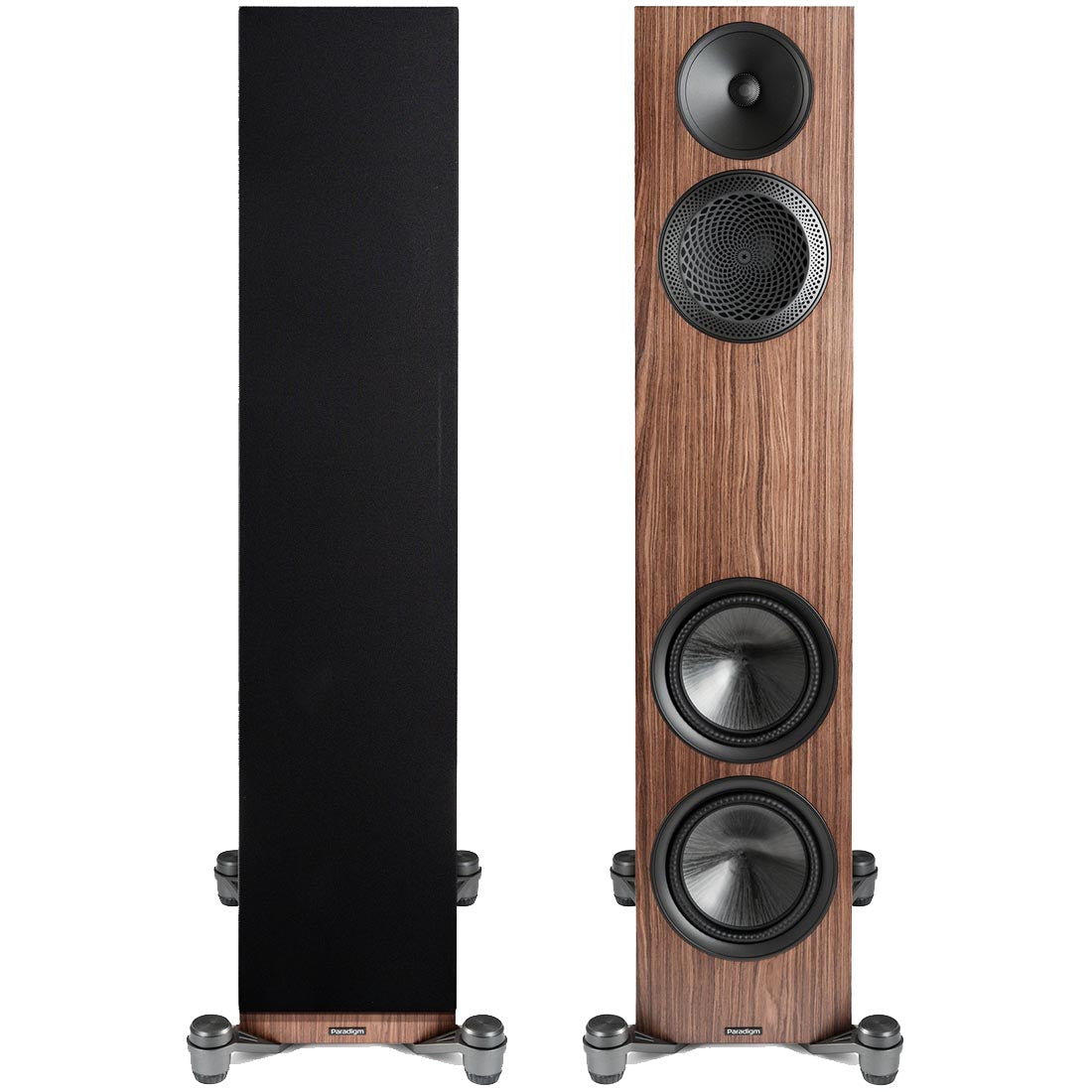 Paradigm Premier 820F V2 Floor Standing Speakers - Walnut - Pair