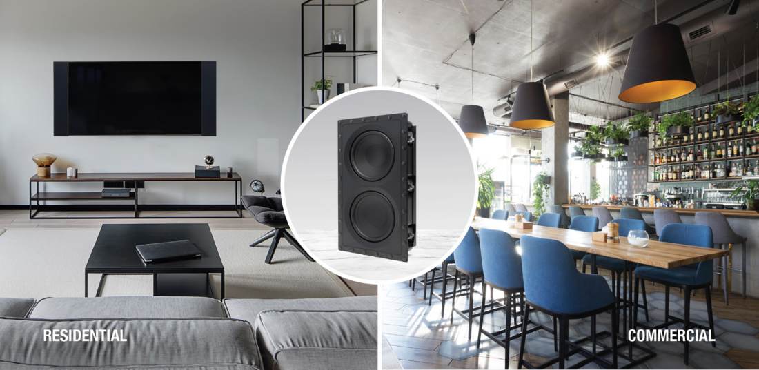 Paradigm DCS-208FR3 Defiance Fire-Rated In-Wall Custom Subwoofer