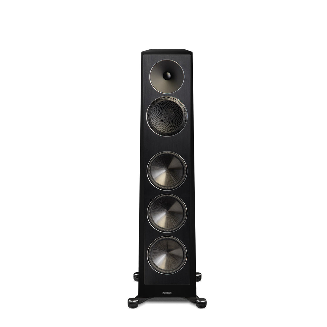 Paradigm Founder 100F Floor Standing Speaker - Gloss Black - Front No Grille