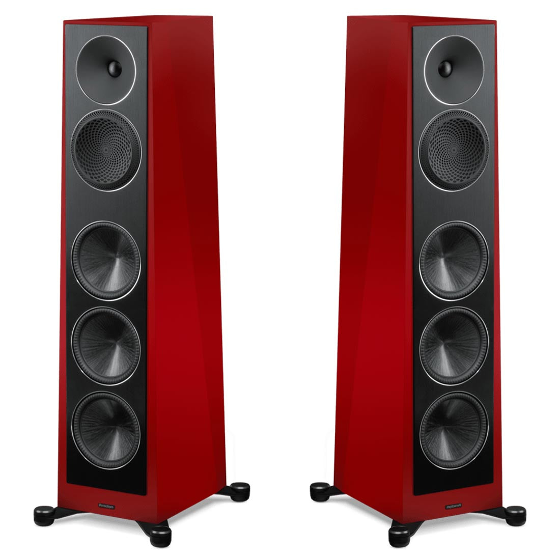Paradigm Founder 120H 5-Driver 3 Way Hybrid Floor Standing Speaker - Ruby Frostbite - Pair
