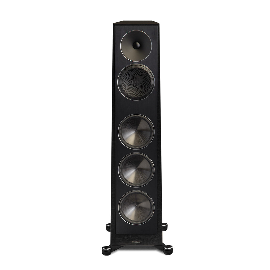 Anthem MRX 1140 Receiver | Paradigm Founder 120H Floor Standing Speakers | Founder 90C Center Channel | Founder 70LCR Bookshelf Speakers - Black Walnut - Bundle