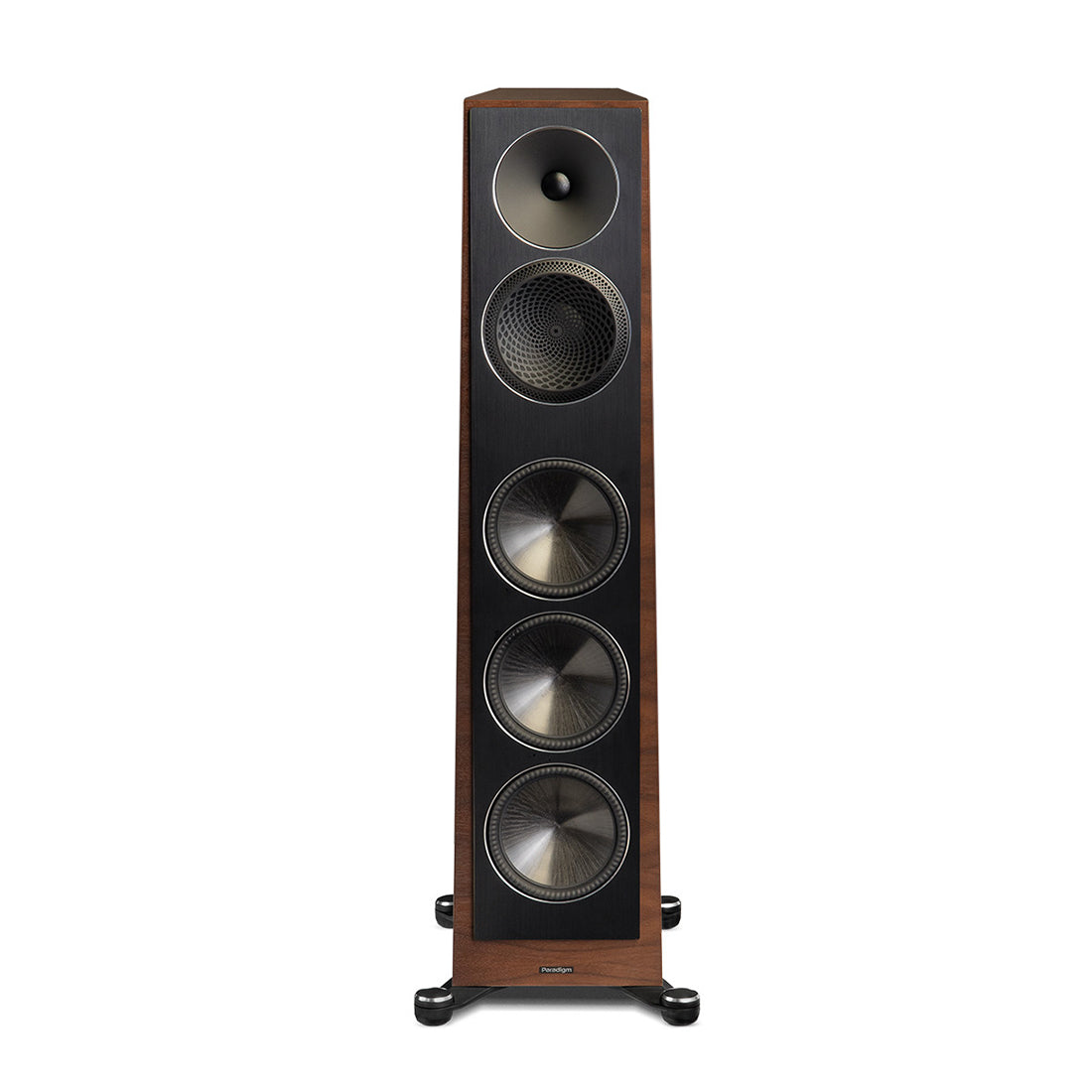 Paradigm Founder 120H Floor Standing Speakers | Founder 90C Center Channel Speaker | Paradigm Founder 40B Bookshelf Speakers - Walnut - Bundle