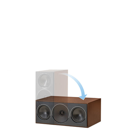 Paradigm Founder 70LCR Speaker Walnut Example