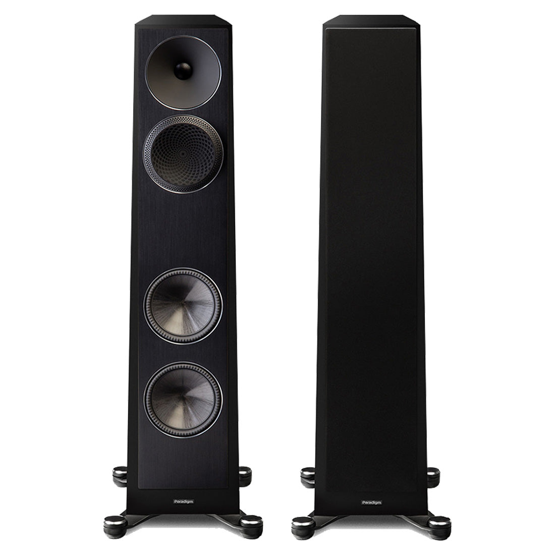 Paradigm Founder 80F 4-Driver 2.5 Way Floor Standing Speaker - Gloss Black - Pair
