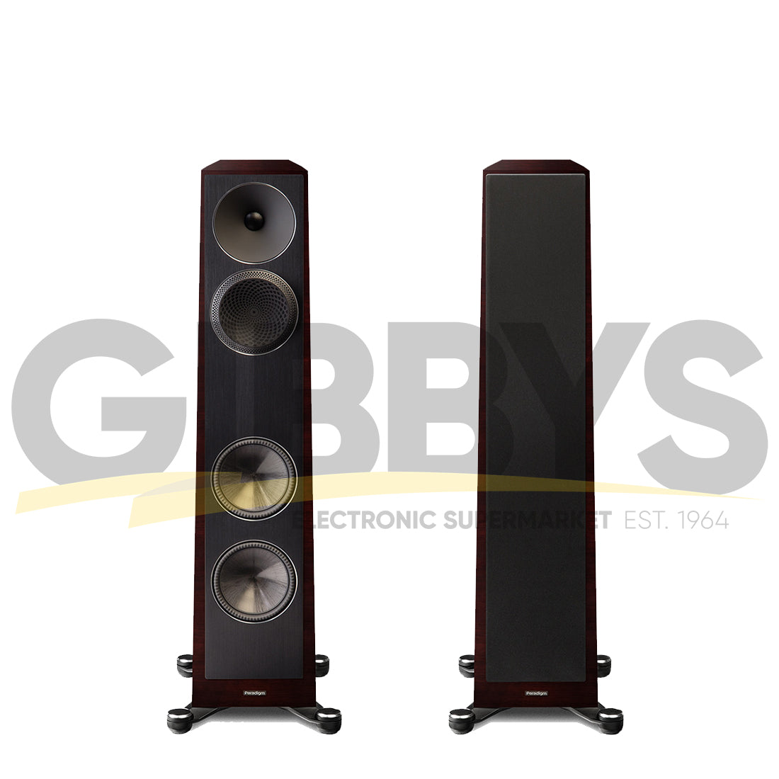 Anthem MRX 1140 Receiver | Paradigm Founder 80F Floor Standing Speakers | Founder 90C Center Channel | Founder 70LCR Bookshelf Speakers - Midnight Cherry - Bundle