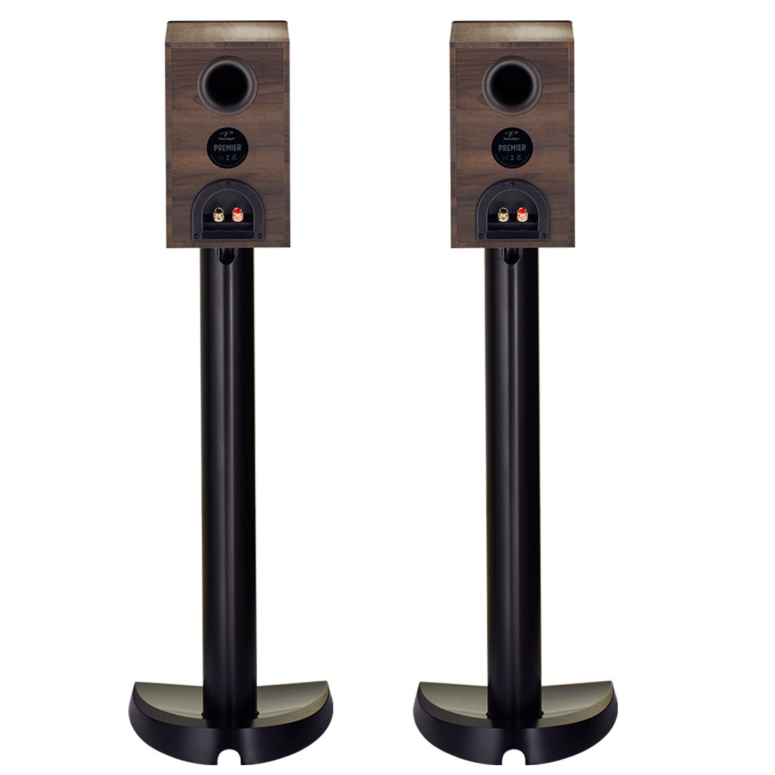 Paradigm Premier 100B Espresso Grain Back with Stands