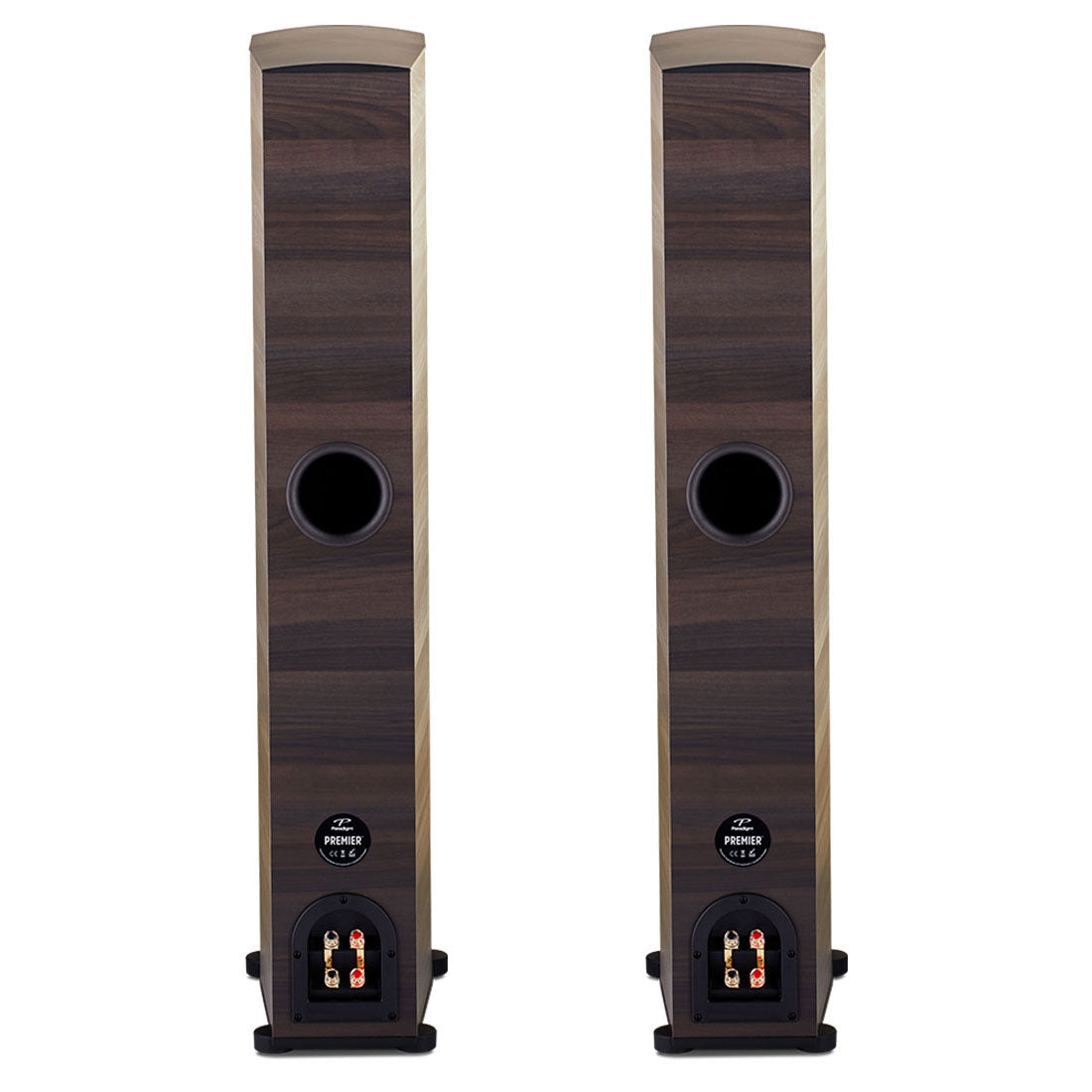 Paradigm Premier 700F Espresso Grain Rear
