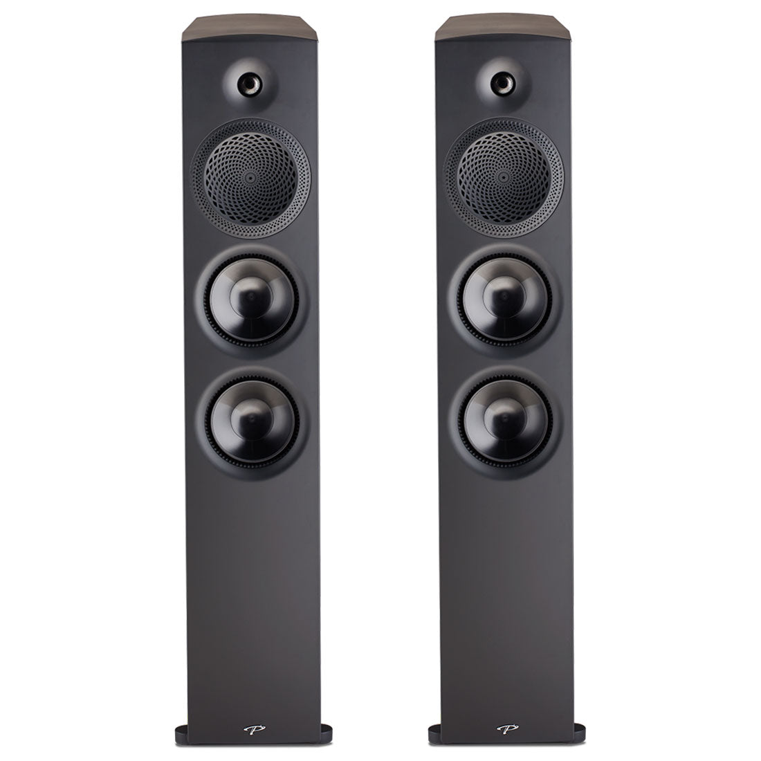 Paradigm Premier 800F Espresso Grain Front No Grilles