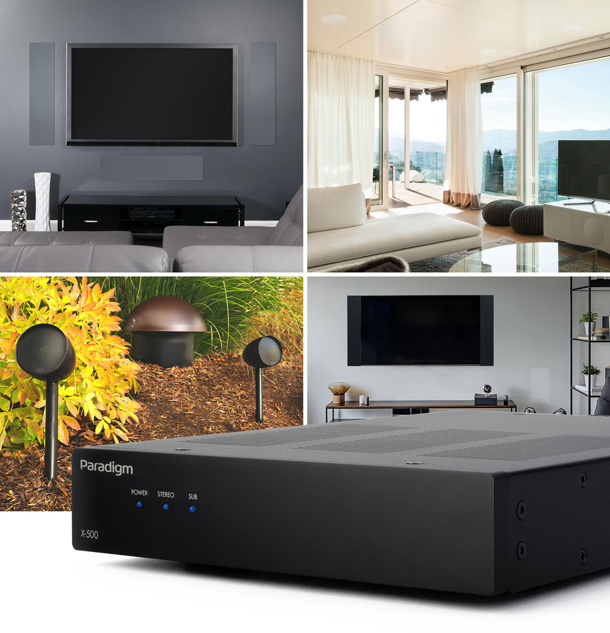 Paradigm X-500 Multi-Purpose Power Amplifier