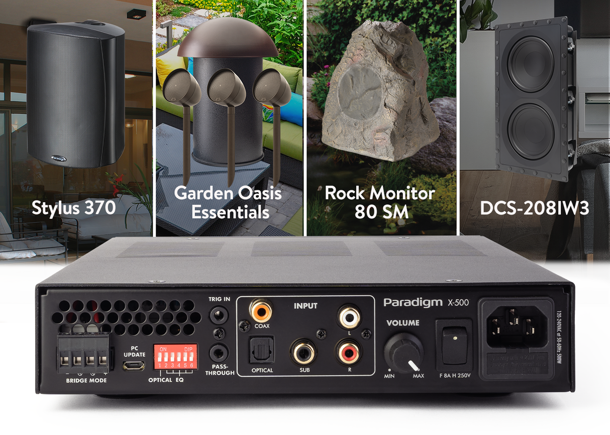 Paradigm X-500 Multi-Purpose Power Amplifier