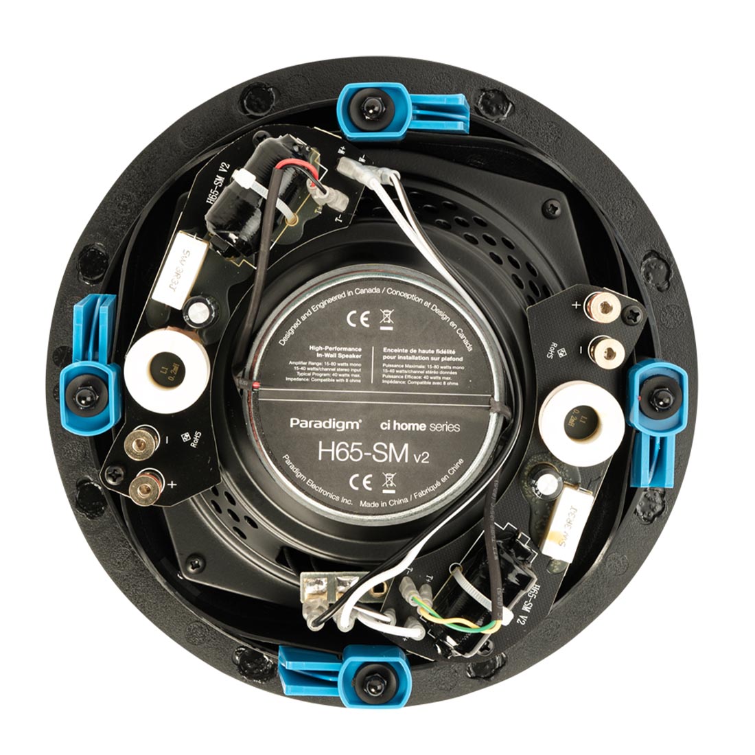 Paradigm CI Home H65-SM v2 6.5” Round In-Ceiling Speaker with Dual-Directional Soundfield - Each