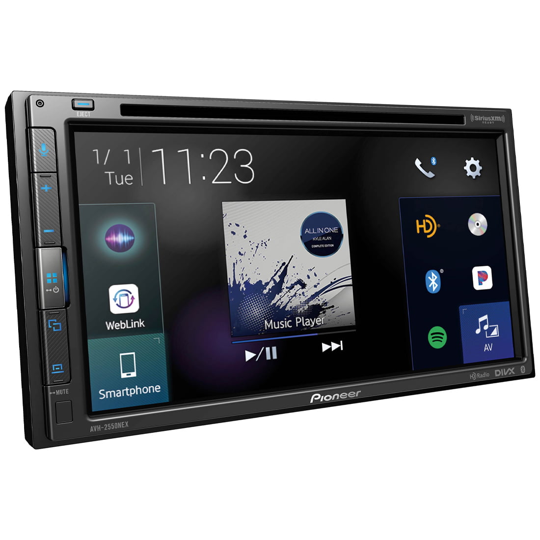 Pioneer AVH-2550NEX Double-Din 6.8" Built-in Bluetooth Multimedia DVD Receiver