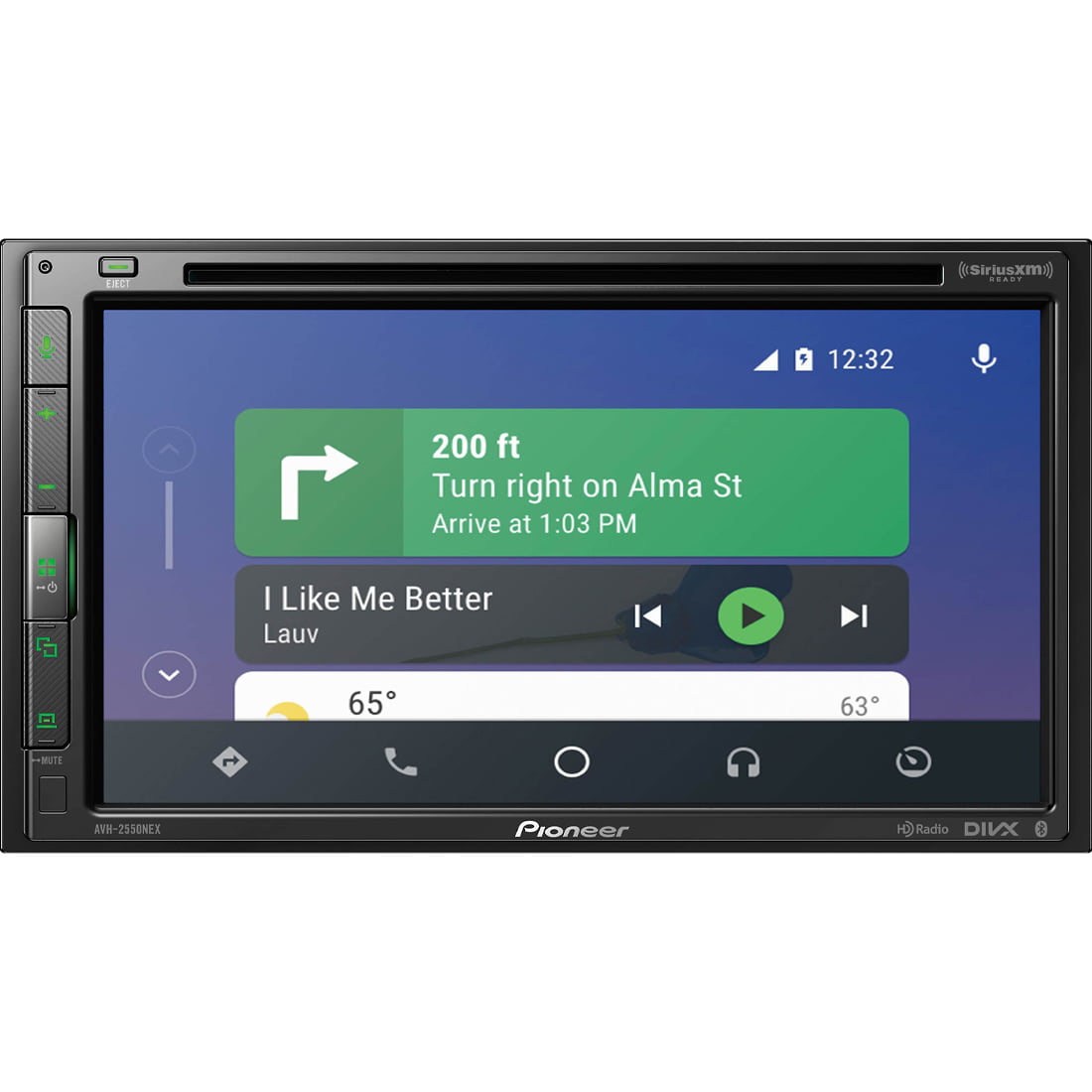 Pioneer AVH-2550NEX Double-Din 6.8" Built-in Bluetooth Multimedia DVD Receiver