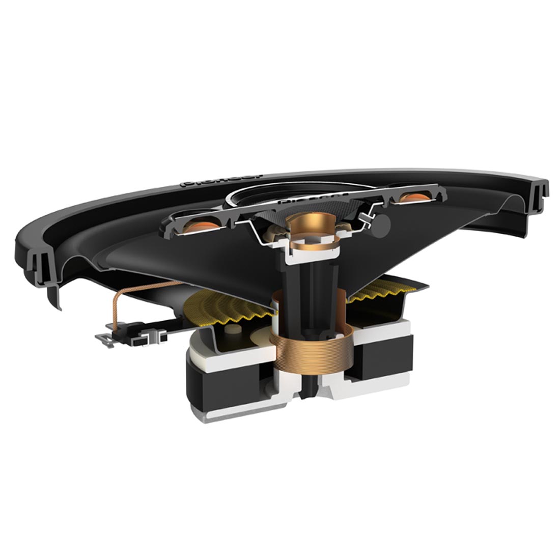 Pioneer TS-A4671F 4″x6″ 4-Way Coaxial Car Speakers