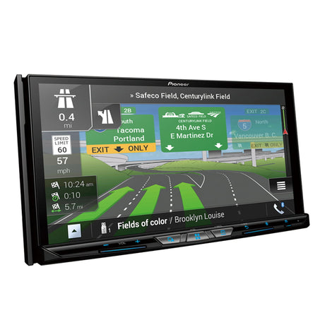 Pioneer AVIC-W8600NEX Flagship In-Dash Navigation AV Receiver with 7" WVGA Capacitive Touchscreen Display