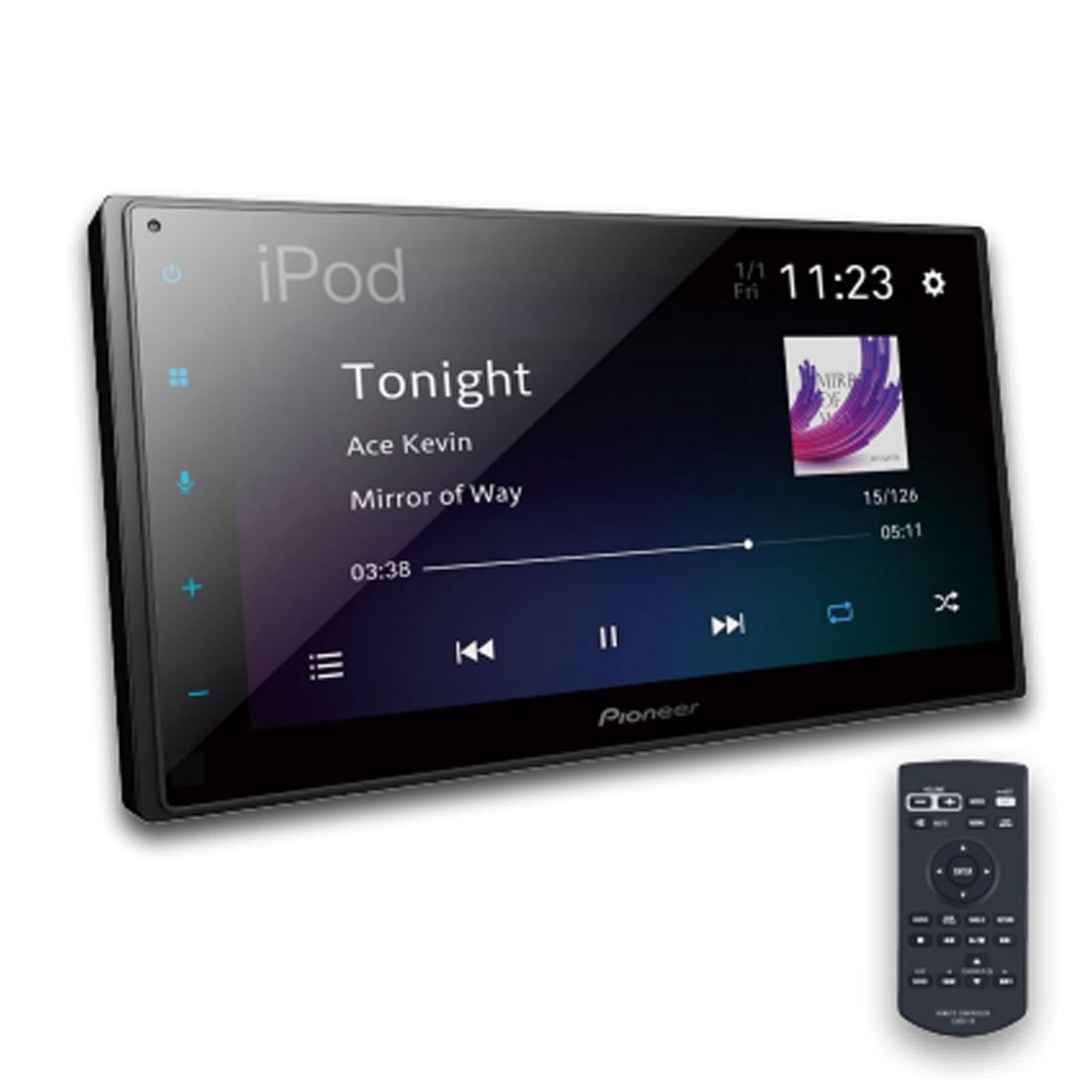 Pioneer DMH-1800NEX 6.8" Capacitive Digital Multimedia Receiver (does not play discs)