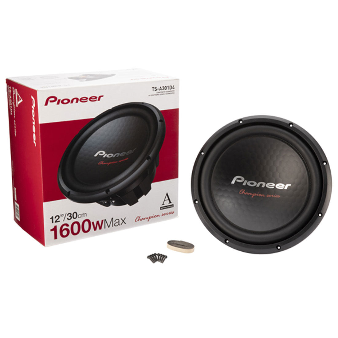 Pioneer TS-A301D4 12" - 1600 W Dual 4 Ohm Component Subwoofer