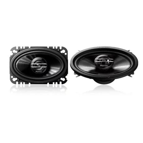 Pioneer TS-G4620S 4" x 6" 2-Way Coaxial Speakers 200W Max. / 30W