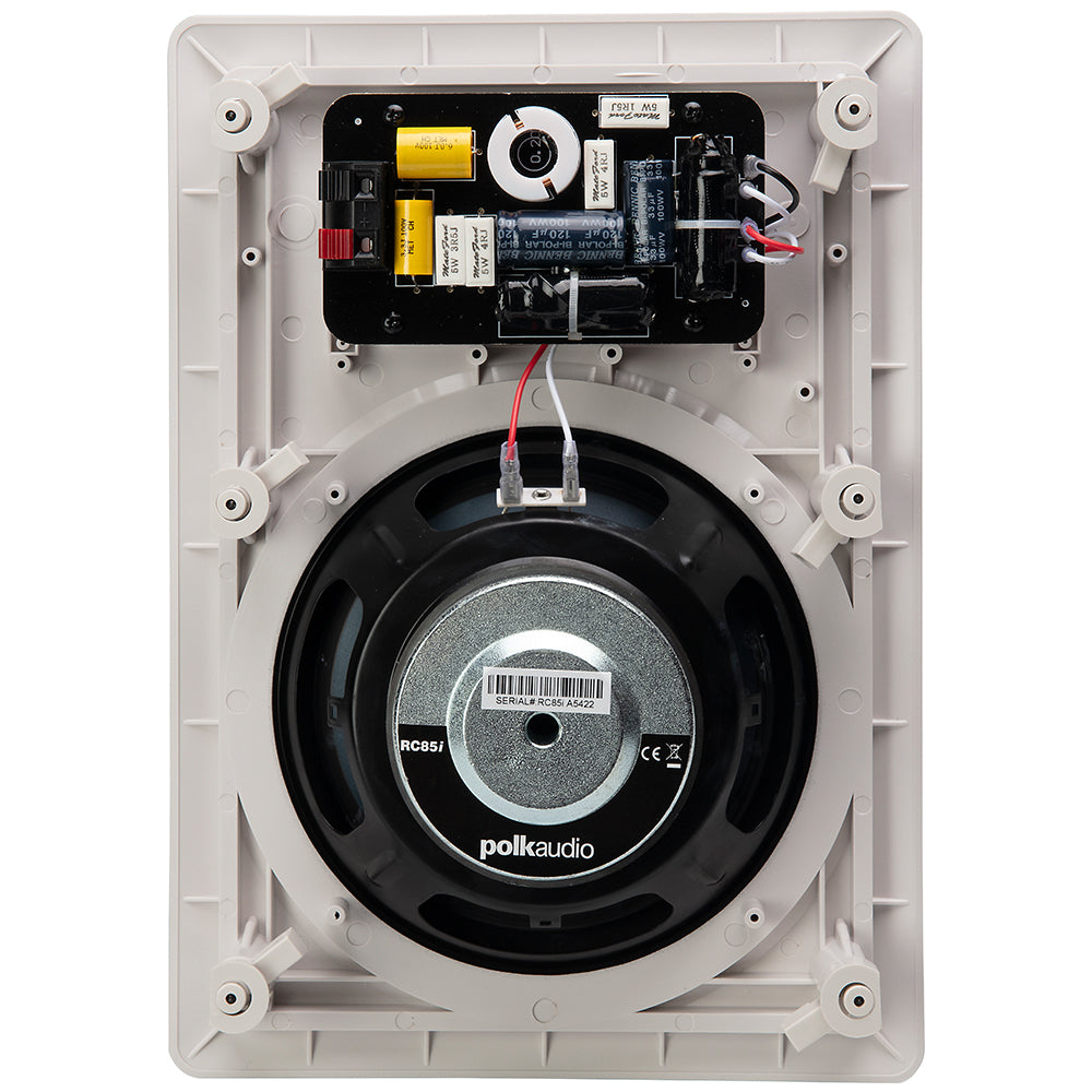 Polk Audio RC85i 8" Rectangle In-Wall Speakers - Pair (RC85i)