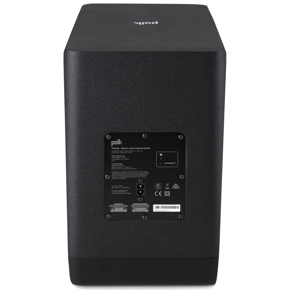 Polk Audio React Sub Bass for React Series Sound Bars