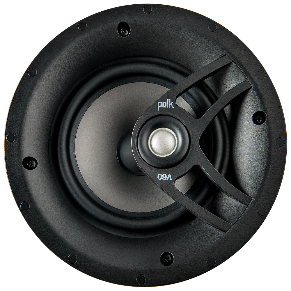 Polk Audio V60 6.5" Vanishing High-Performance In-Wall Speaker - Each