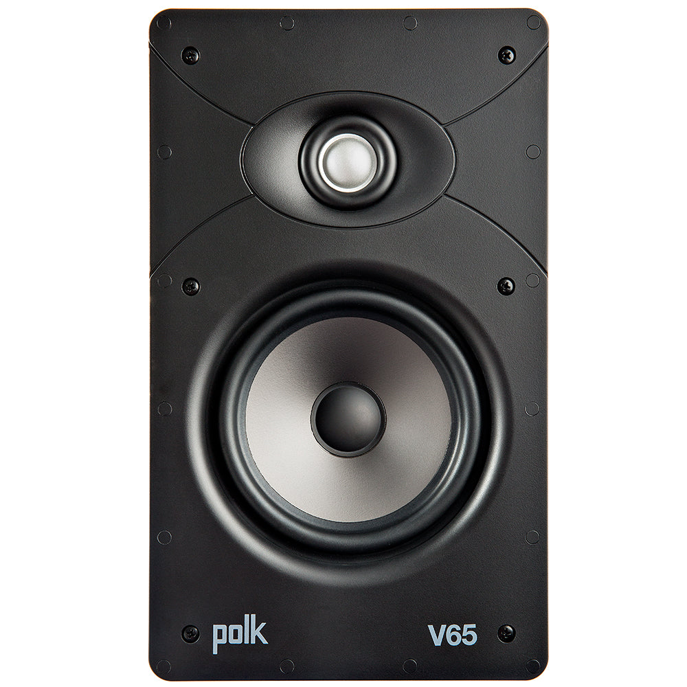 Polk Audio V65 6.5" Vanishing High-Performance In-Wall Speaker - Each (V65)