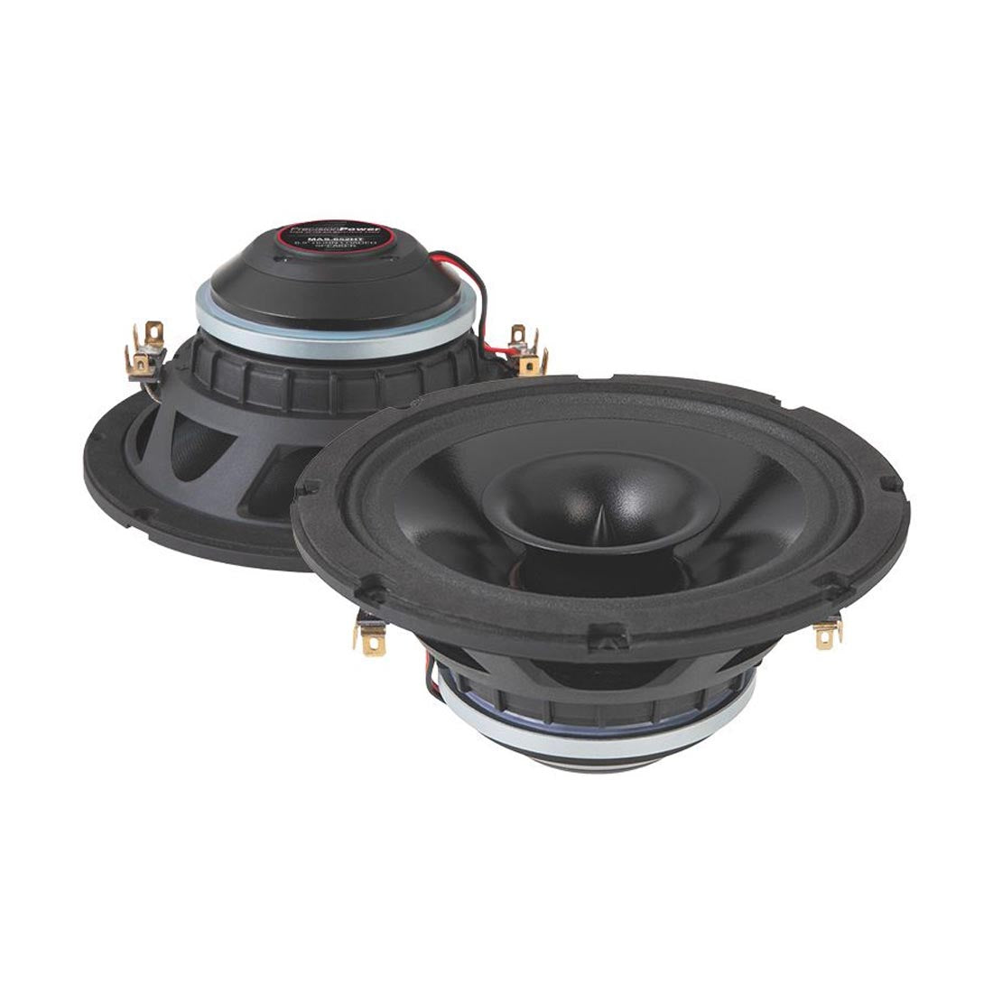 Precision Power MAS.652HT 6.5" 2-Ohm High Efficiency Horn Loaded Motorcycle Speakers - Soundstream Reserve