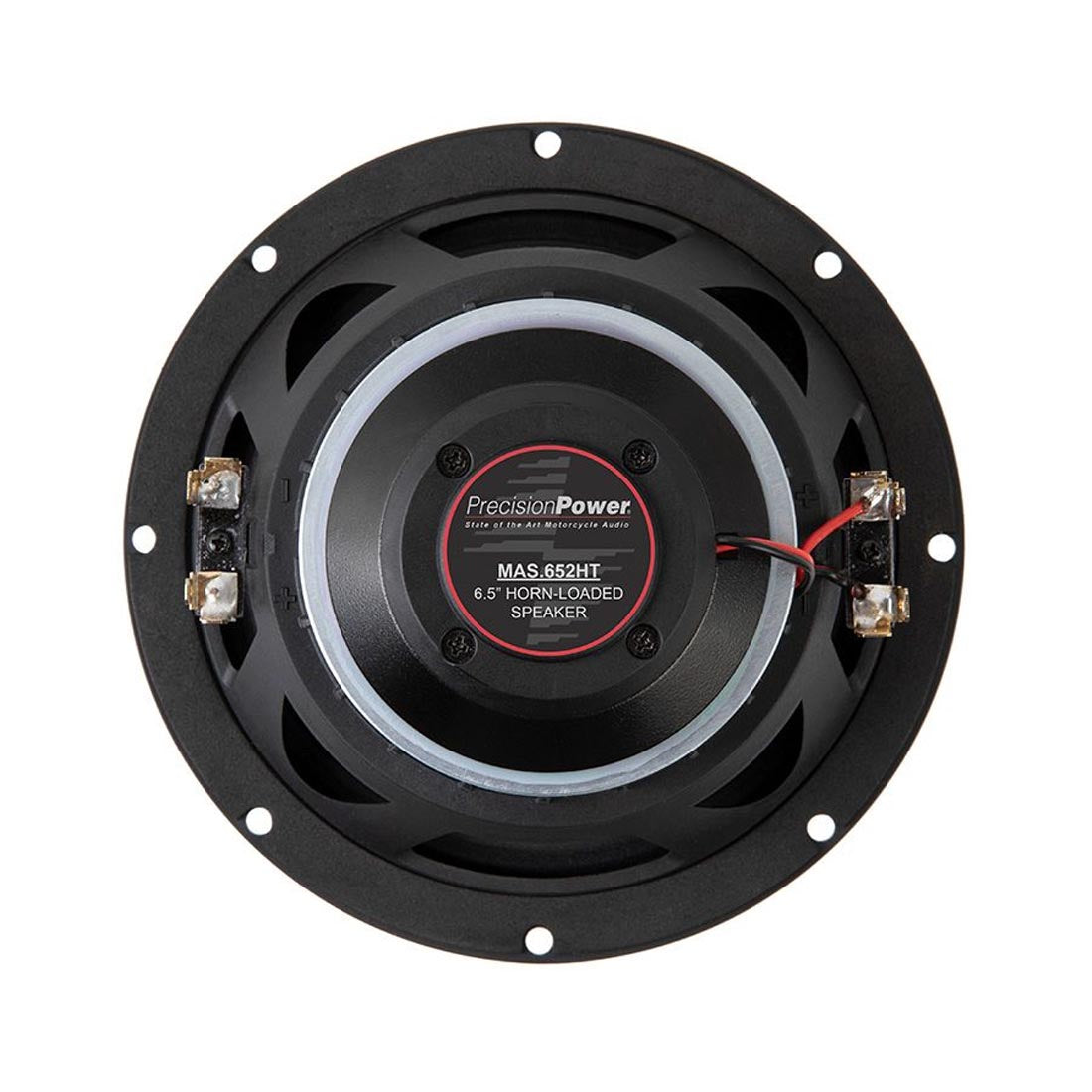 Precision Power MAS.652HT 6.5" 2-Ohm High Efficiency Horn Loaded Motorcycle Speakers - Soundstream Reserve
